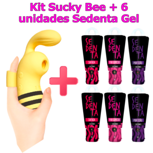 Sucky Bee a Abelhinha + 6 Unidades Sedenta Gel